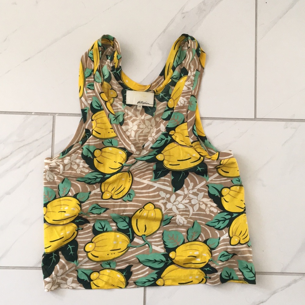 Philip Lim lemon crop tank